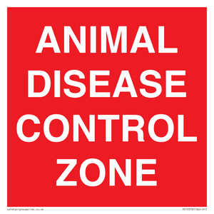 ANIMAL DISEASE CONTROL ZONE 